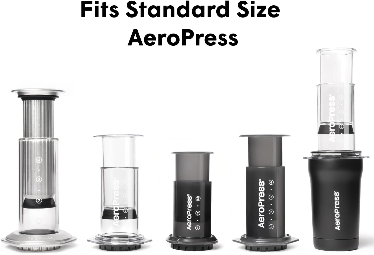 AeroPress Coffee Maker White Paper Micro-Filters, Compostable Coffee F