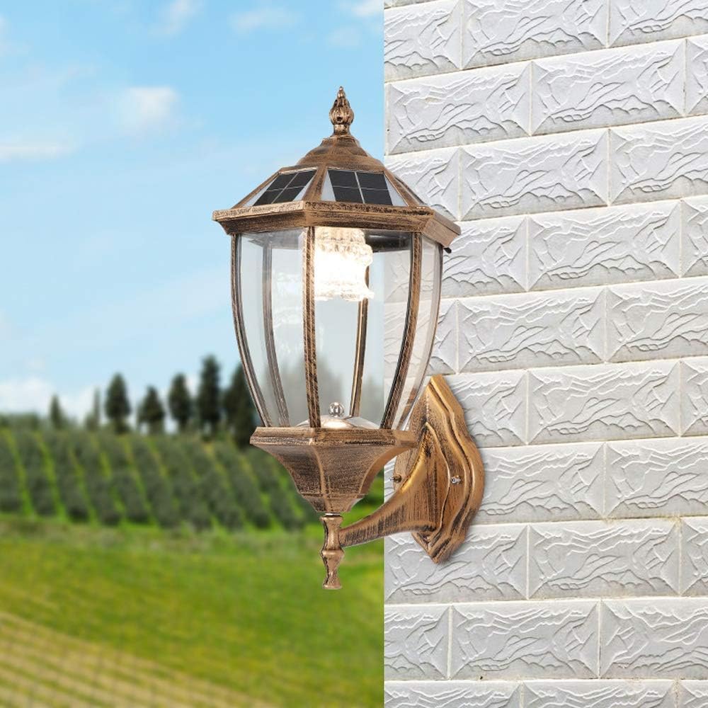 Wall Lamps Led Solar Light Outdoor Waterproof Lamp European Villa Garden Lights Door Balcony Exterior Lantern