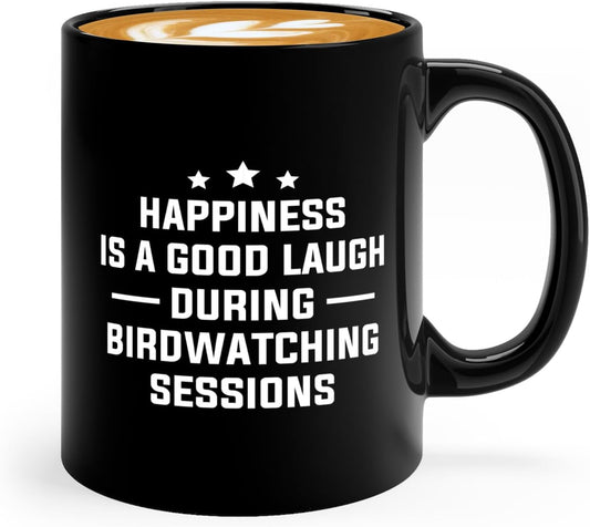 Hobby Coffee Mug 11oz Black -Birdwatching Sessions - Bird Feeder Backyard Birdwatcher Gifts Birding Bird Lover