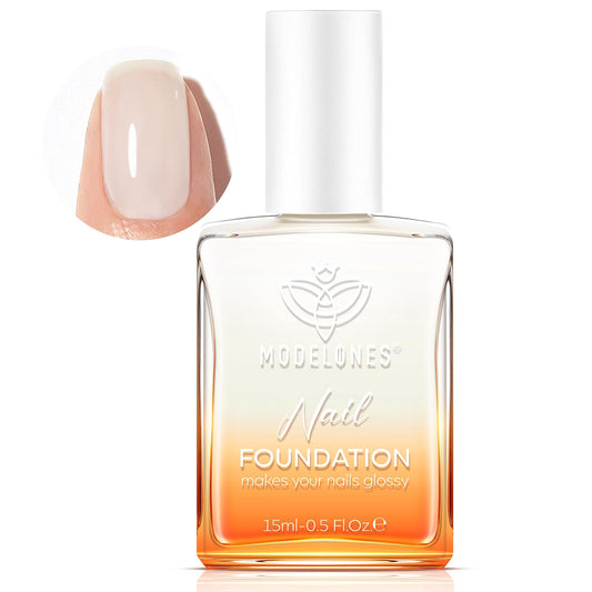 modelones Nail Strengthener, Milky White Nail Polish Nail Repair for D