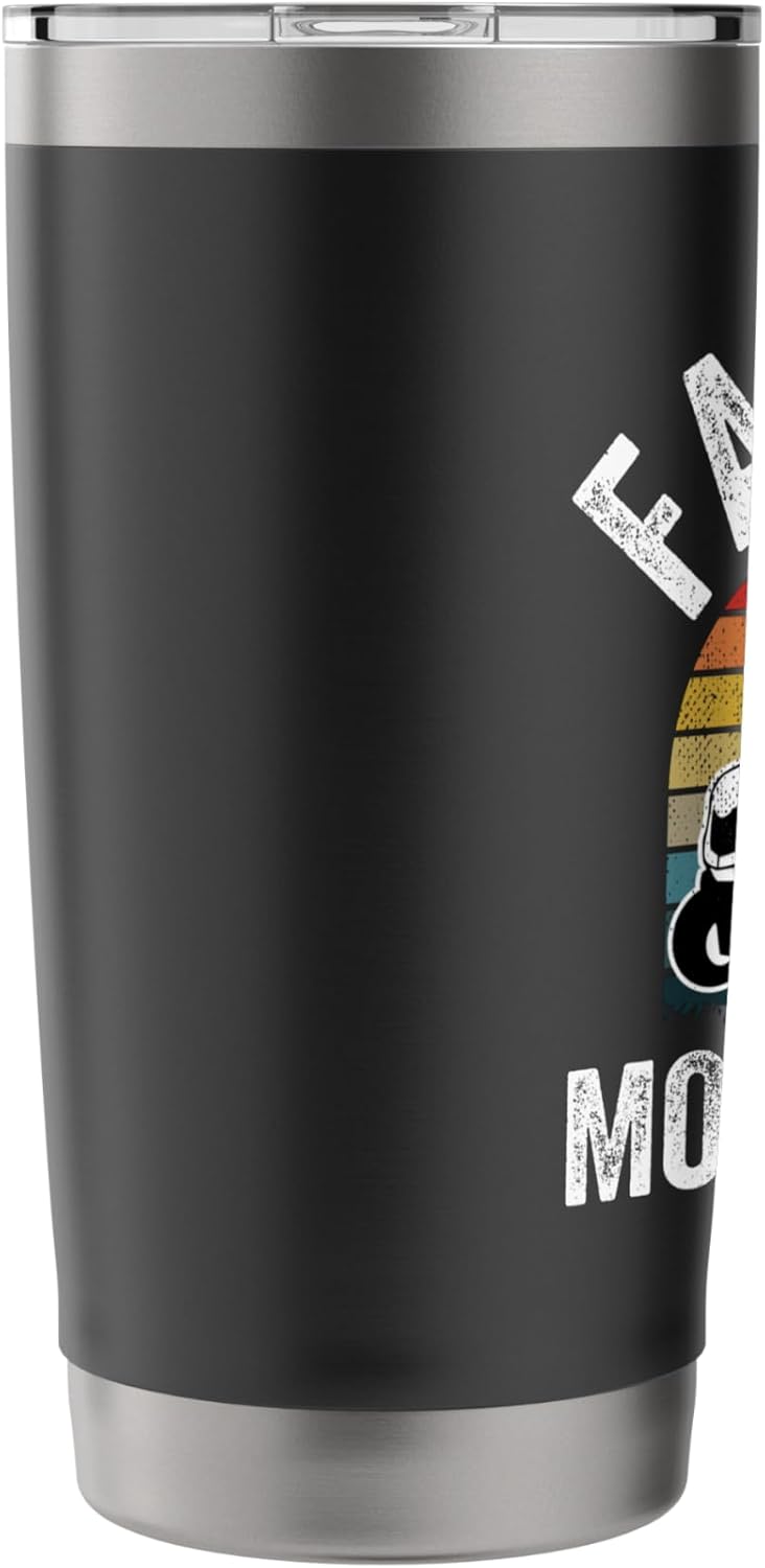 Father Mows Best Funny Gardener Lawn Care Father's Day Stainless Steel Insulated Tumbler