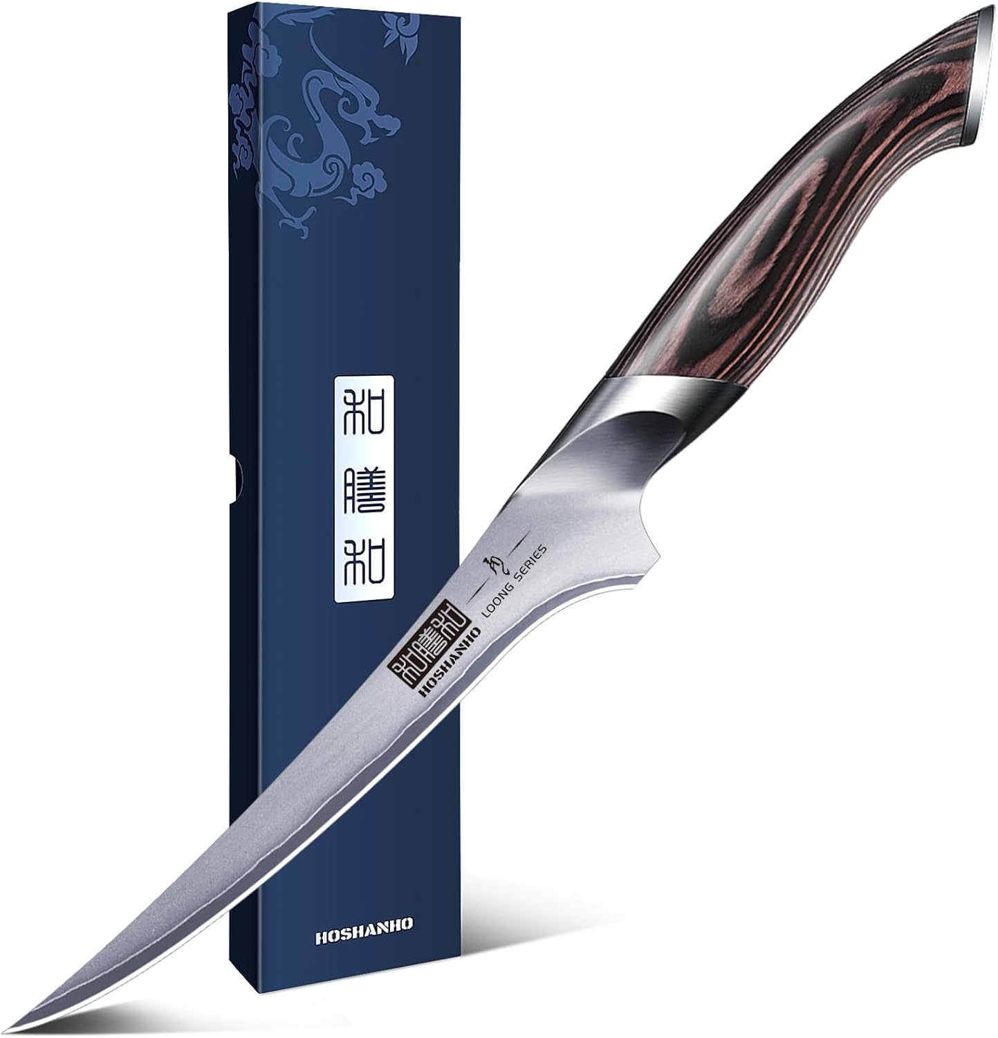 HOSHANHO Fillet Knife 7 Inch, Super Sharp Boning Knife in High Carbon 