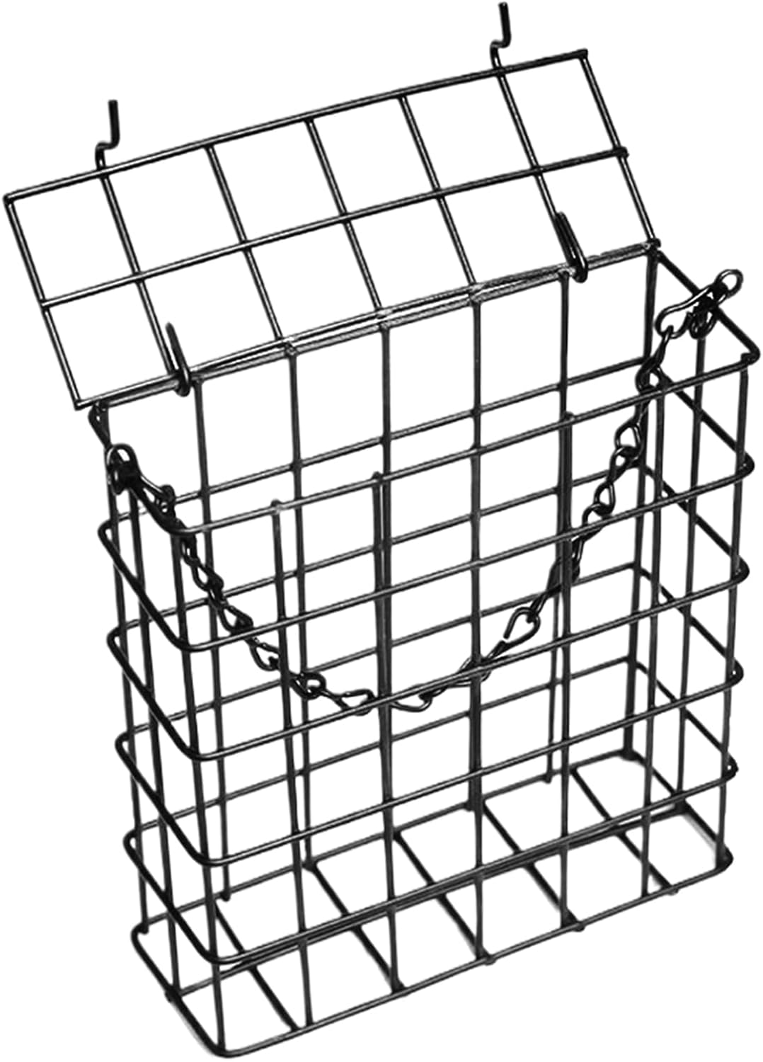 Wire Mesh Bird Feeder, Suet Cage Dispenser, Hangable Feeders with Sturdy Design, Outdoor Feeding Accessory, Patio Garden Feeder with Practical Style, Backyard Tool for Lawn Balcony