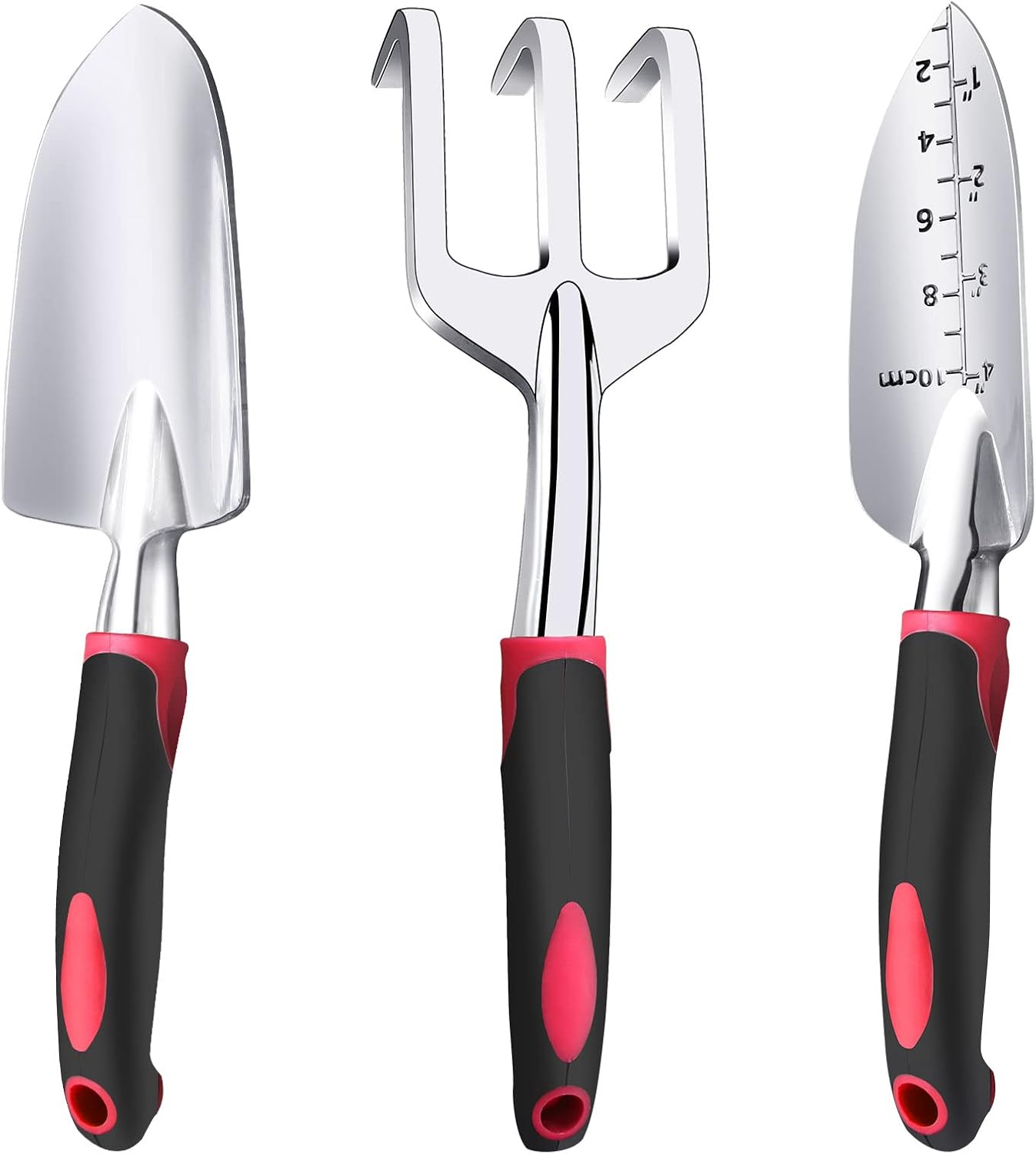 Garden Tool Set, 3 Pieces Aluminum Heavy Gardening Kit Including Hand 