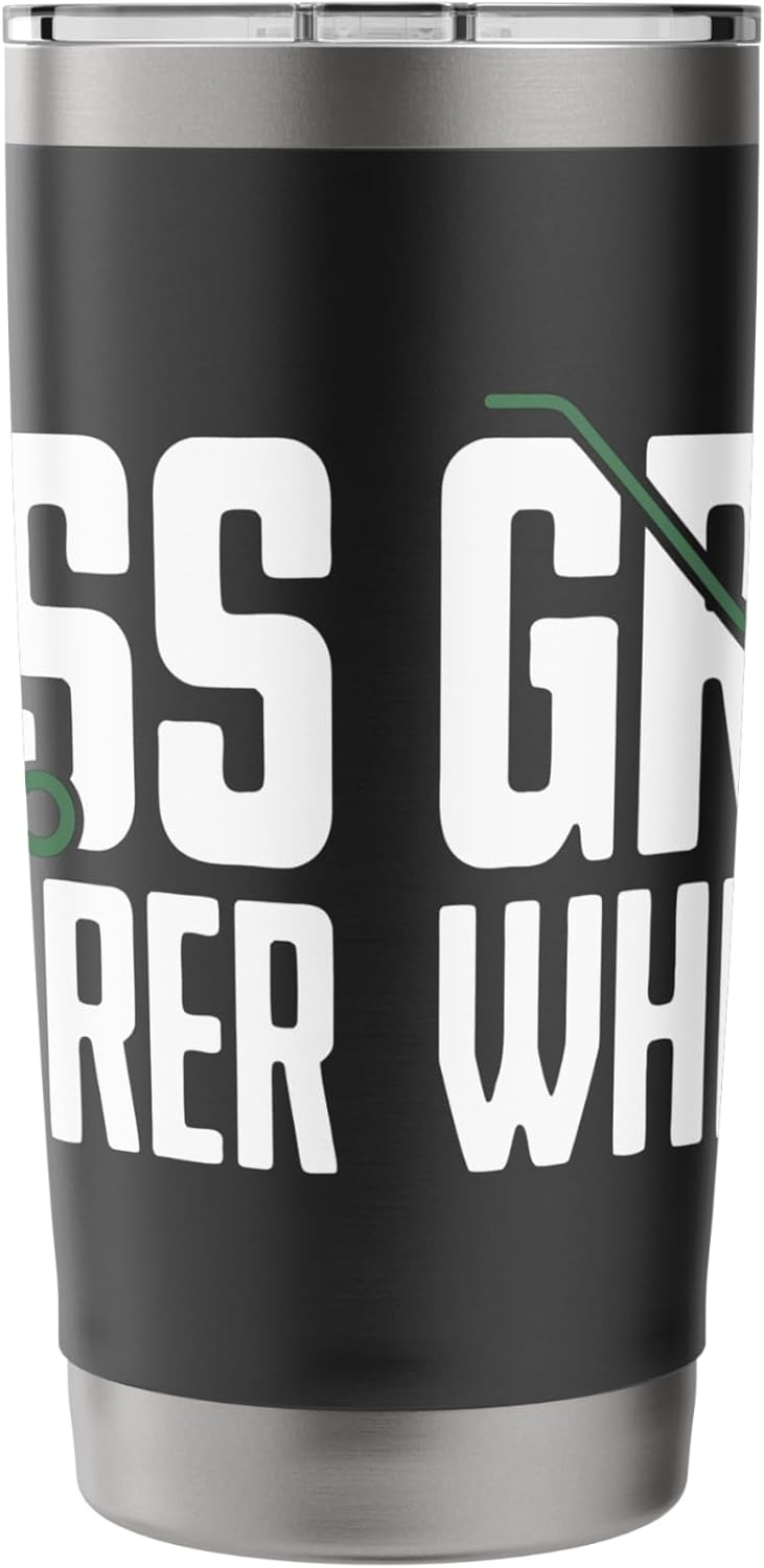 Lawn Striper Lawn Care Mowing Landscaping Grass Whisperer Stainless Steel Insulated Tumbler