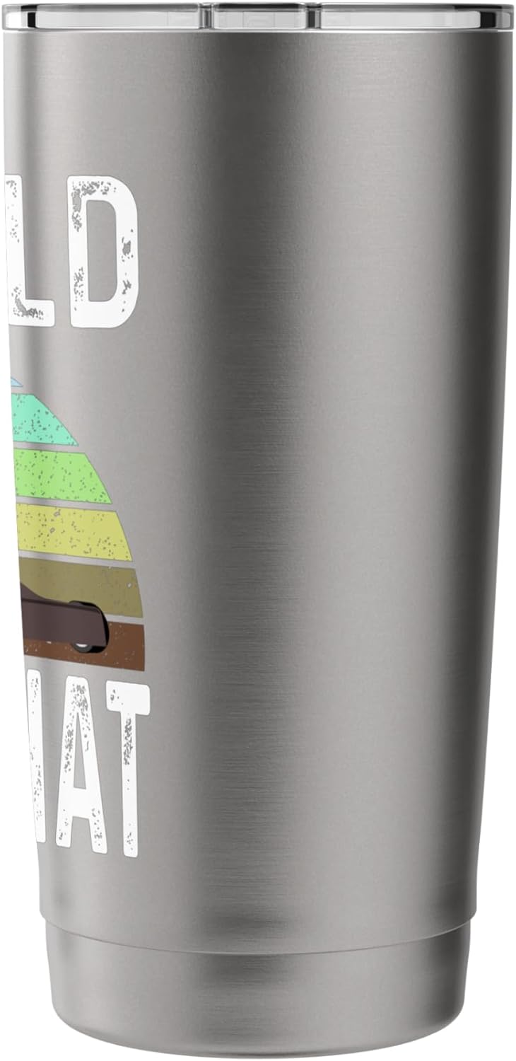 Funny I Could Mow That Lawn Care Grass Mowing Lawn Mower Dad Stainless Steel Insulated Tumbler