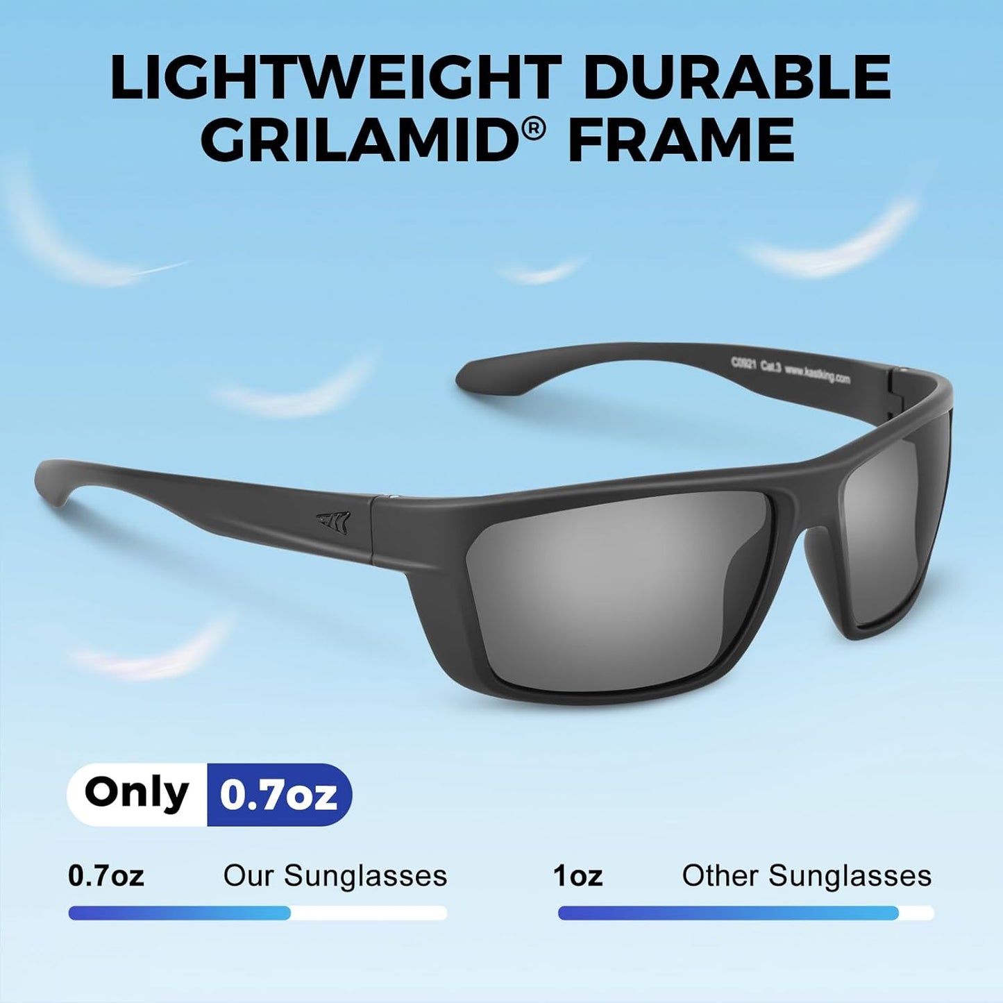 KastKing Huzzah Polarized Sport Sunglasses for Men and Women, Ideal fo