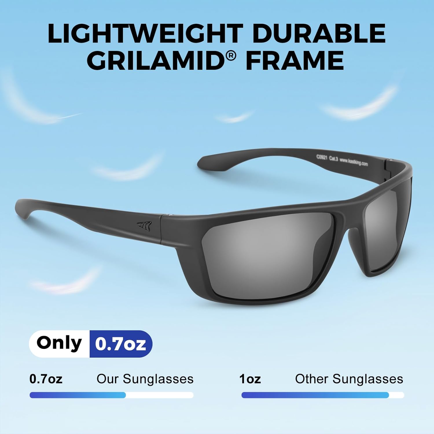 KastKing Huzzah Polarized Sport Sunglasses for Men and Women, Ideal fo