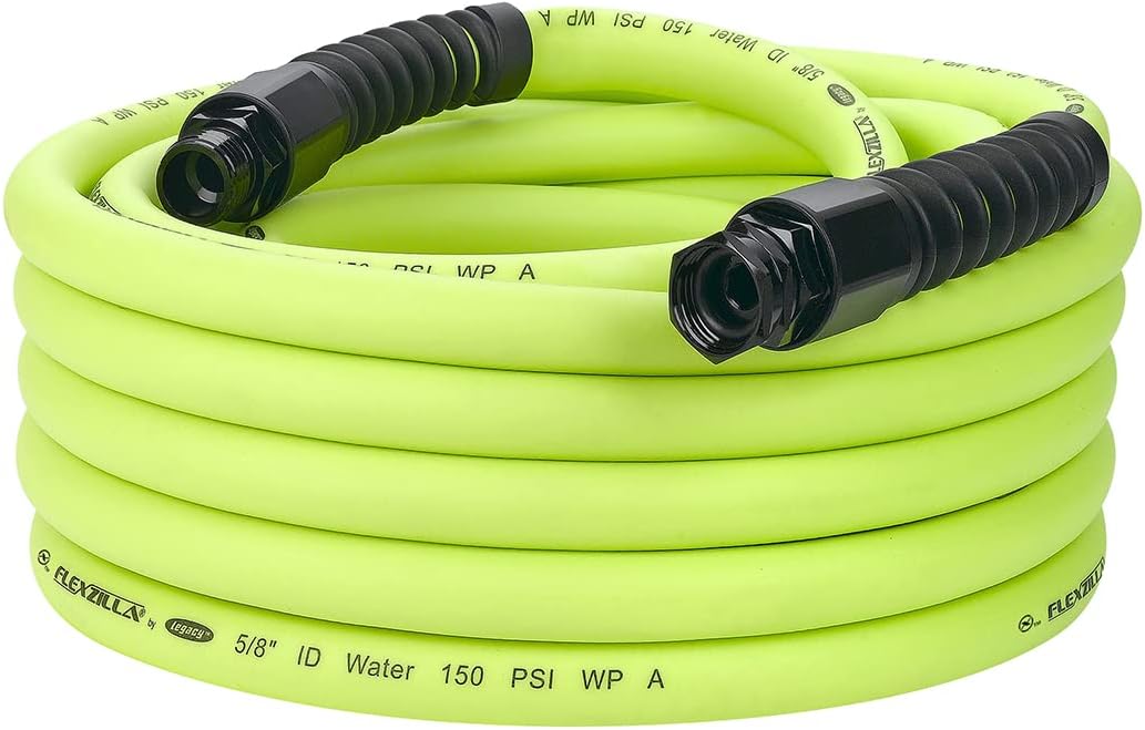 Flexzilla Pro Water Hose with Reusable Fittings, 5/8 in. x 50 ft., Hea