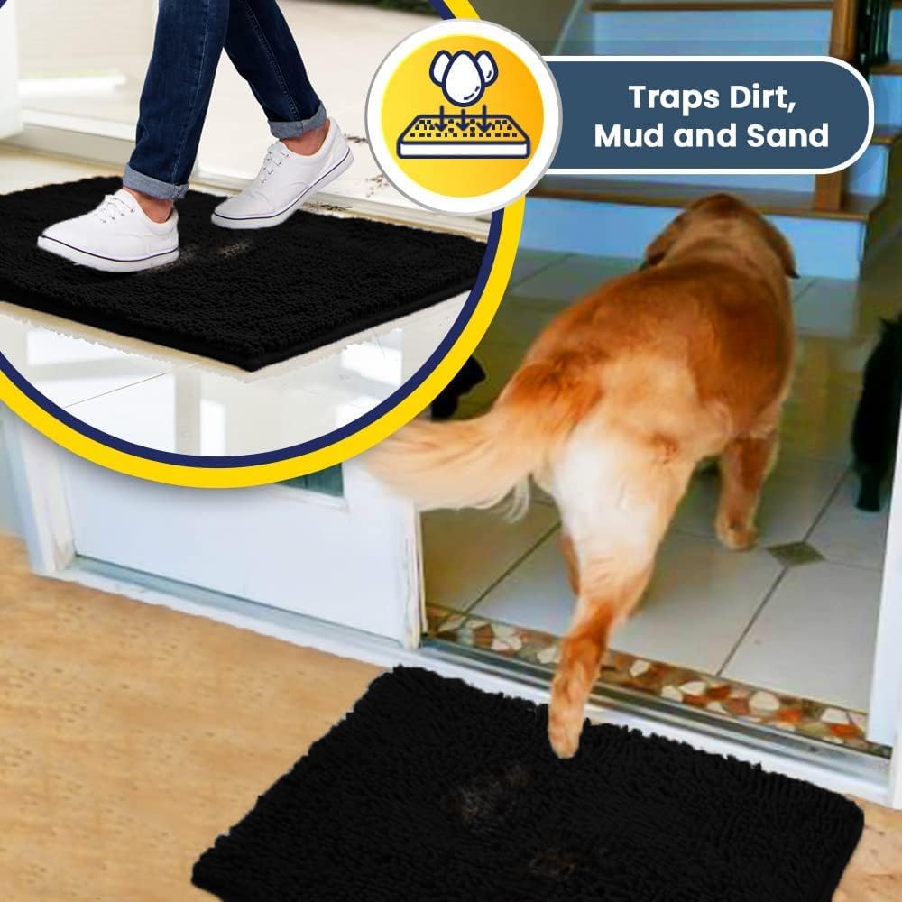 Muddy Mat® | Super Absorbent Door Mat Indoor, Microfiber Quick Dry Che