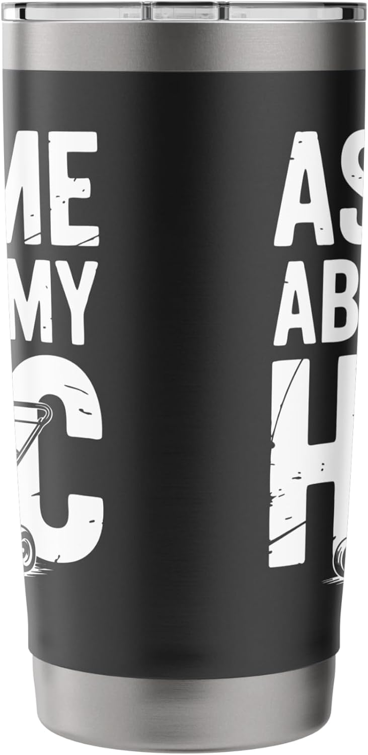 Funny Lawn Striper Landscaping Lawn Care Mowing Stainless Steel Insulated Tumbler