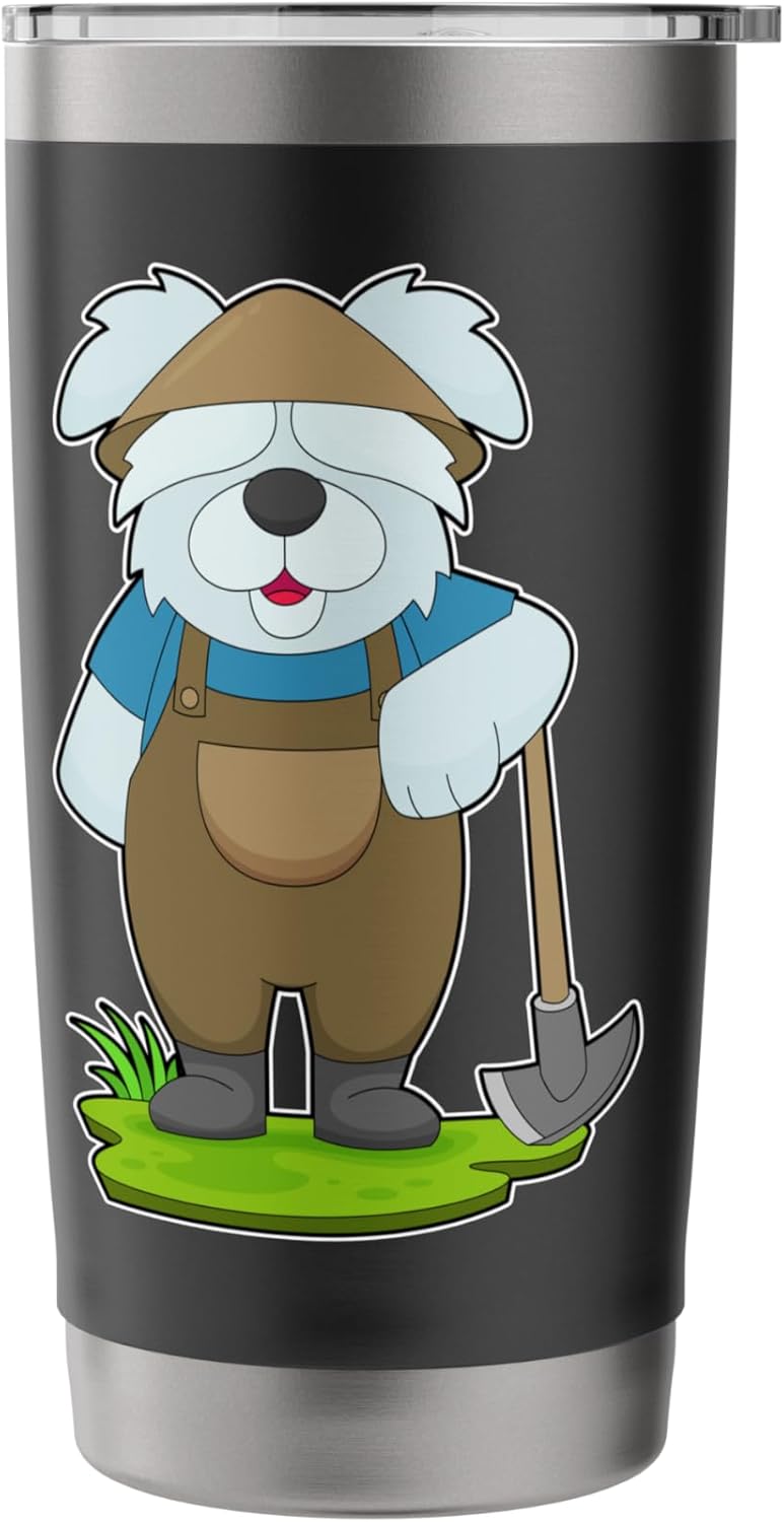 Dog Farmer Garden tool Farm Stainless Steel Insulated Tumbler