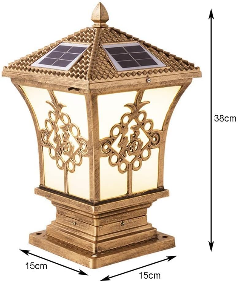 Outdoor Garden lightsdecorative Post lightss Outdoor Garden lightsdecorative Post lightss Vintage Solar Energy Pillar Lights Outdoor Post Light Yard Deck Street Top Wall Stigma La
