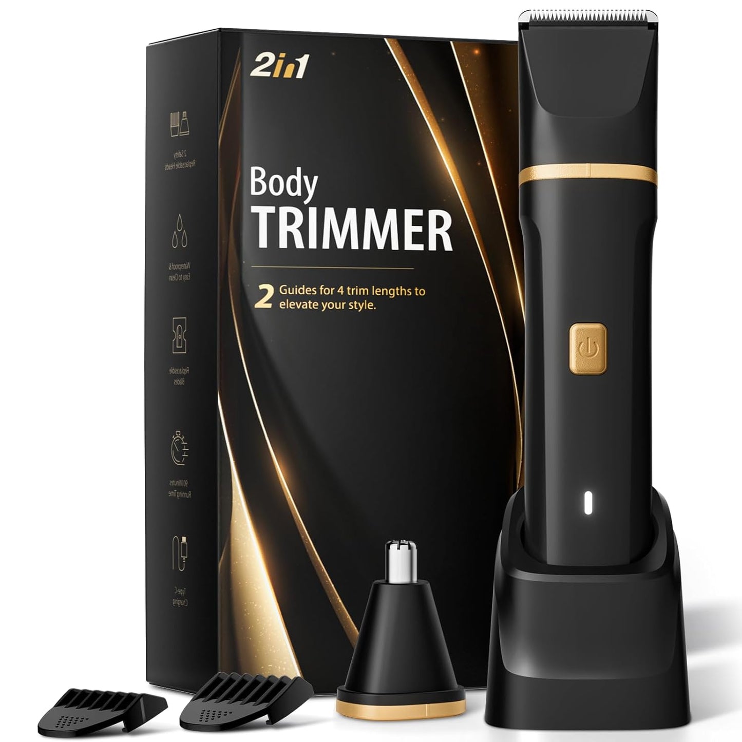 Electric Razor for Men, IPX7 Waterproof Versatile Shaver for Temple, G