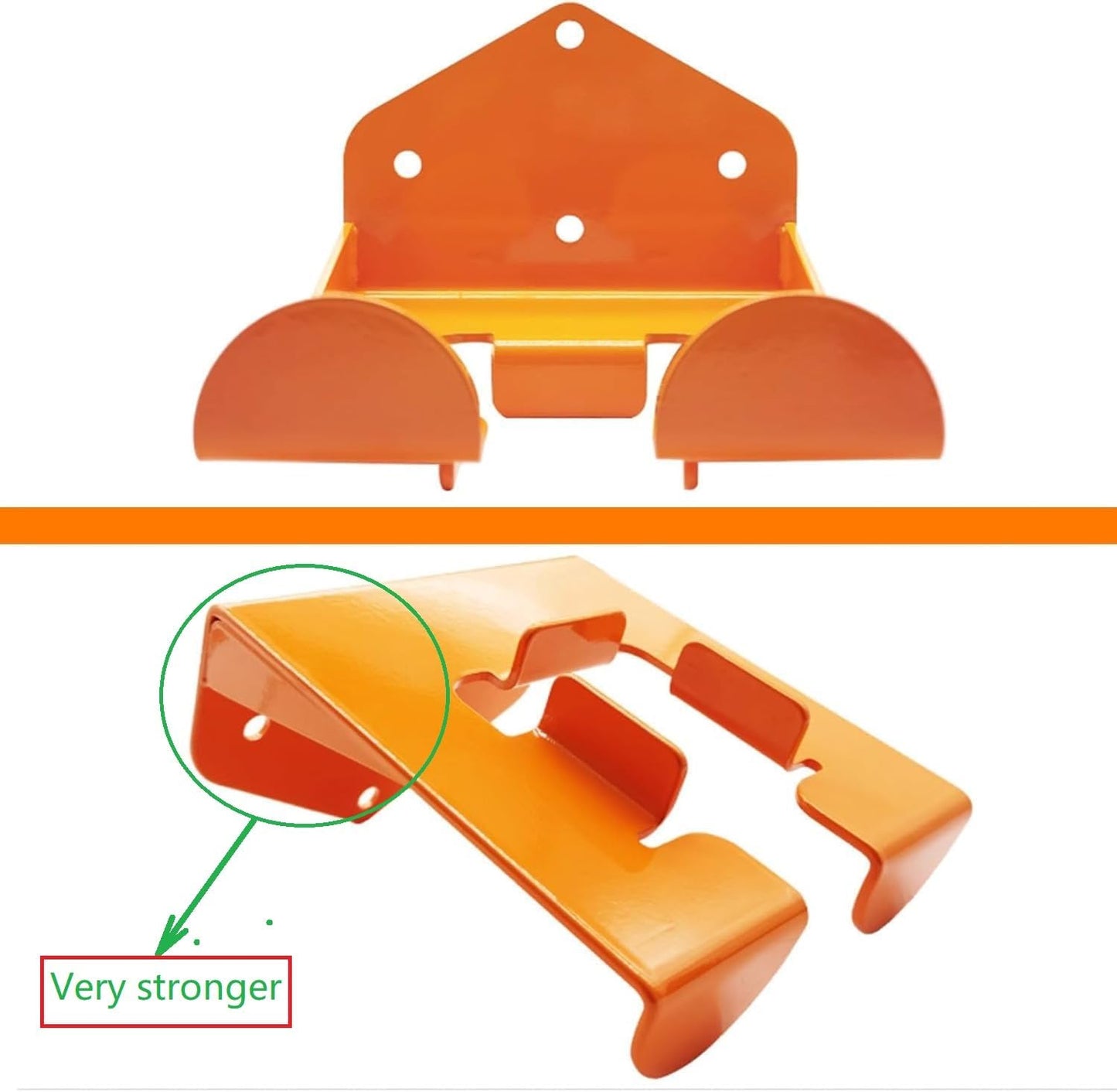 Heavy Duty Garage Organizer Wall Hanger - Garden Tool Rack for Grass Trimmer, Hedge Trimmer, Pole Saw Trimmer, bolwer,Garage Tools, 1 Pack
