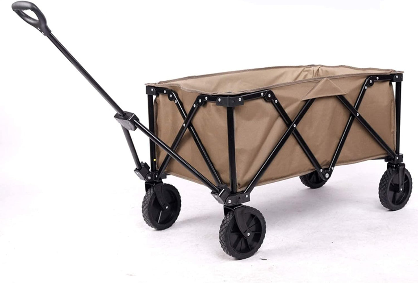 Portable Camping Cart,Folding Garden Beach Trolley Outdoor Utility Wagon Garden Trolley Carts Shopping Camping Cart