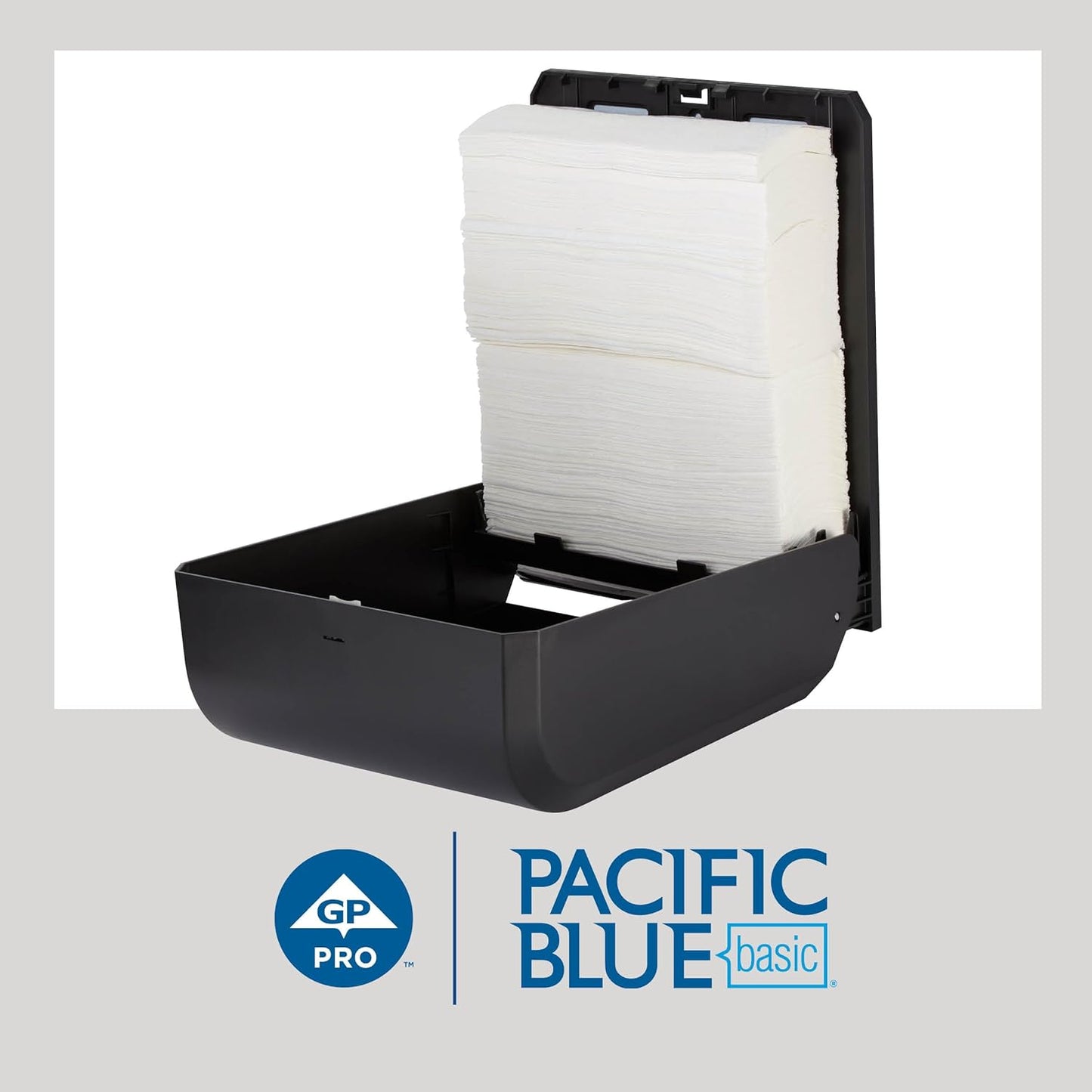 Pacific Blue Basic‚ C-Fold Paper Towels by GP PRO, White, 20603, 240 Towels per Pack, 10 Packs