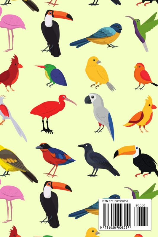 Bird Watching Journal Log Book: Birding Notebook to Keep Track of Sightings & Analyse Species | 125 pages (6" x 9") | Gift for Birdwatchers