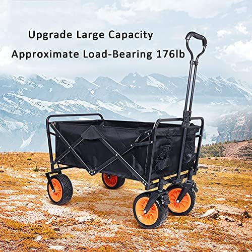 Portable Camping Cart, Garden Trolley Cart, Folding Utility Beach Wago