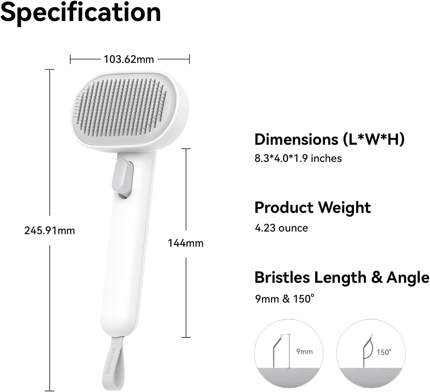 Aumuca Cat Brush for Shedding, Cat Brushes for Indoor Cats, Cat Brush 