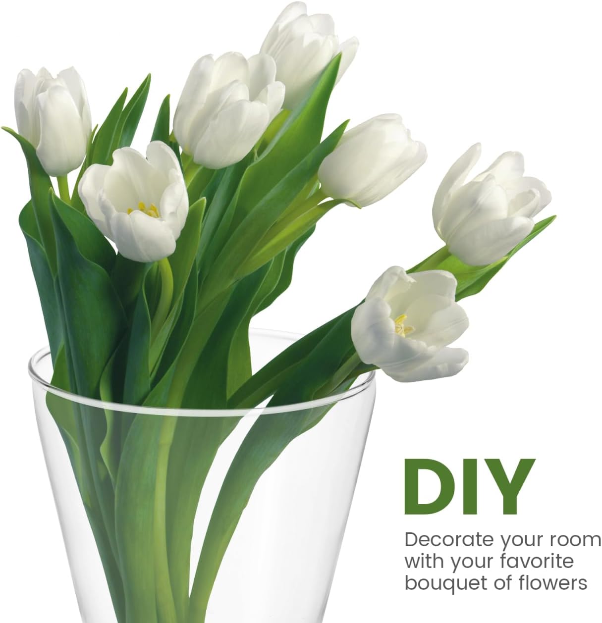 Cabilock Wall Planter Propagation Stations, Clear Glass Wall Hanging Plant Terrarium, Circular Cone Propagation Vase for Hydroponic Plants Flowers, Bathroom Home Office Living Room Decor
