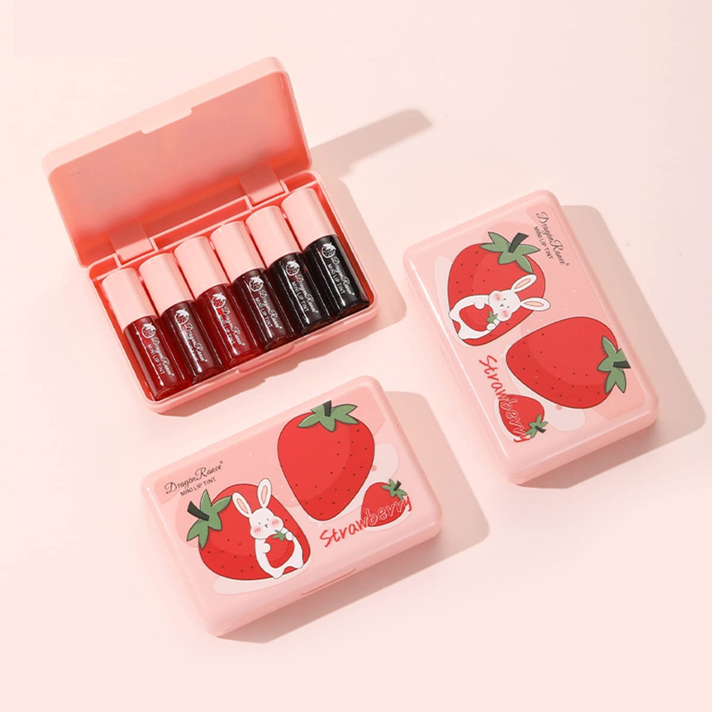 Eakroo 6 Colors Lip Tint Stain Mini Liquid Lipstick, Lip Gloss for Wom