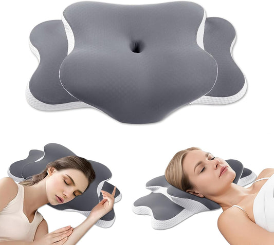 Ergo Pillow for Sleep Apnea, Neck Pain, and Snoring Relief | Cervical 