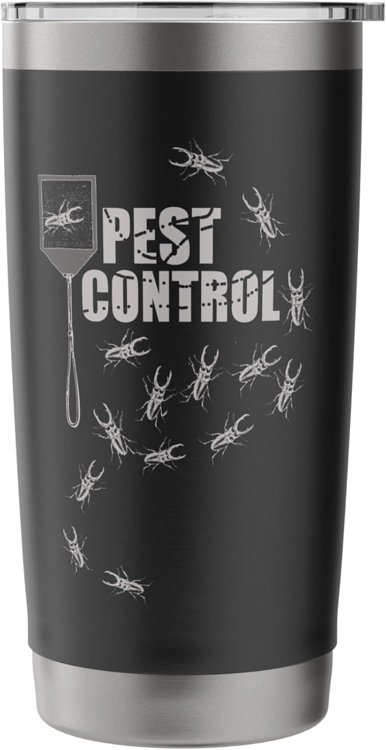 Insect Swatter Pest Control Bug Killer Exterminator Stainless Steel Insulated Tumbler