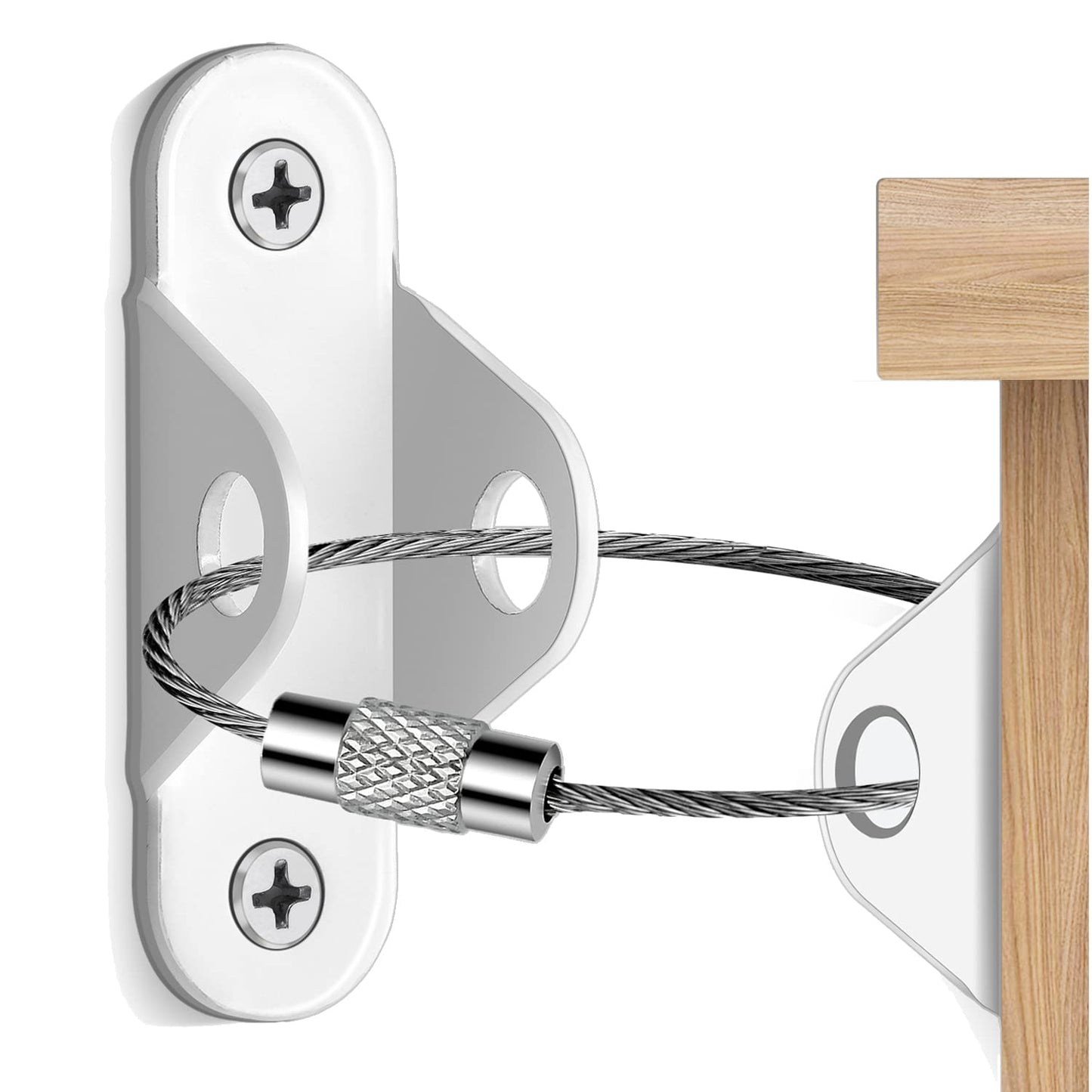 Furniture Anchors (10 Packs) Anti Tip Furniture Anchors for Baby Proof