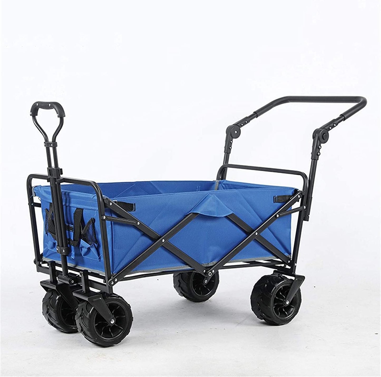 Portable Camping Cart,Camping Wagon Outdoor Utility Wagon Folding Garden Beach ping Camping Cart Easy Set Up
