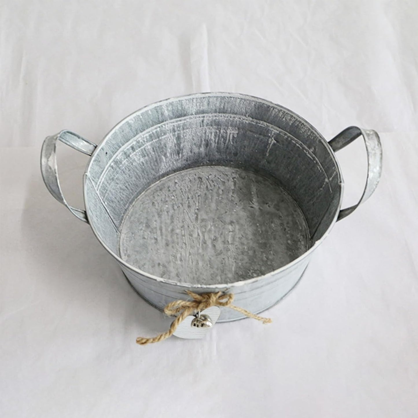 Creative Flower Vase Can Iron Metal Pitcher Tin Bucket Galvanized Can 