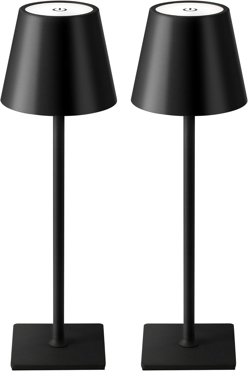 KDG 2 Pack Cordless Table Lamp, Portable LED Desk Lamps, 5000mAh Batte