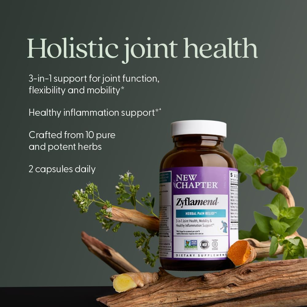 New Chapter Zyflamend™ Joint Supplement & Herbal Pain Relief – 10-in-1