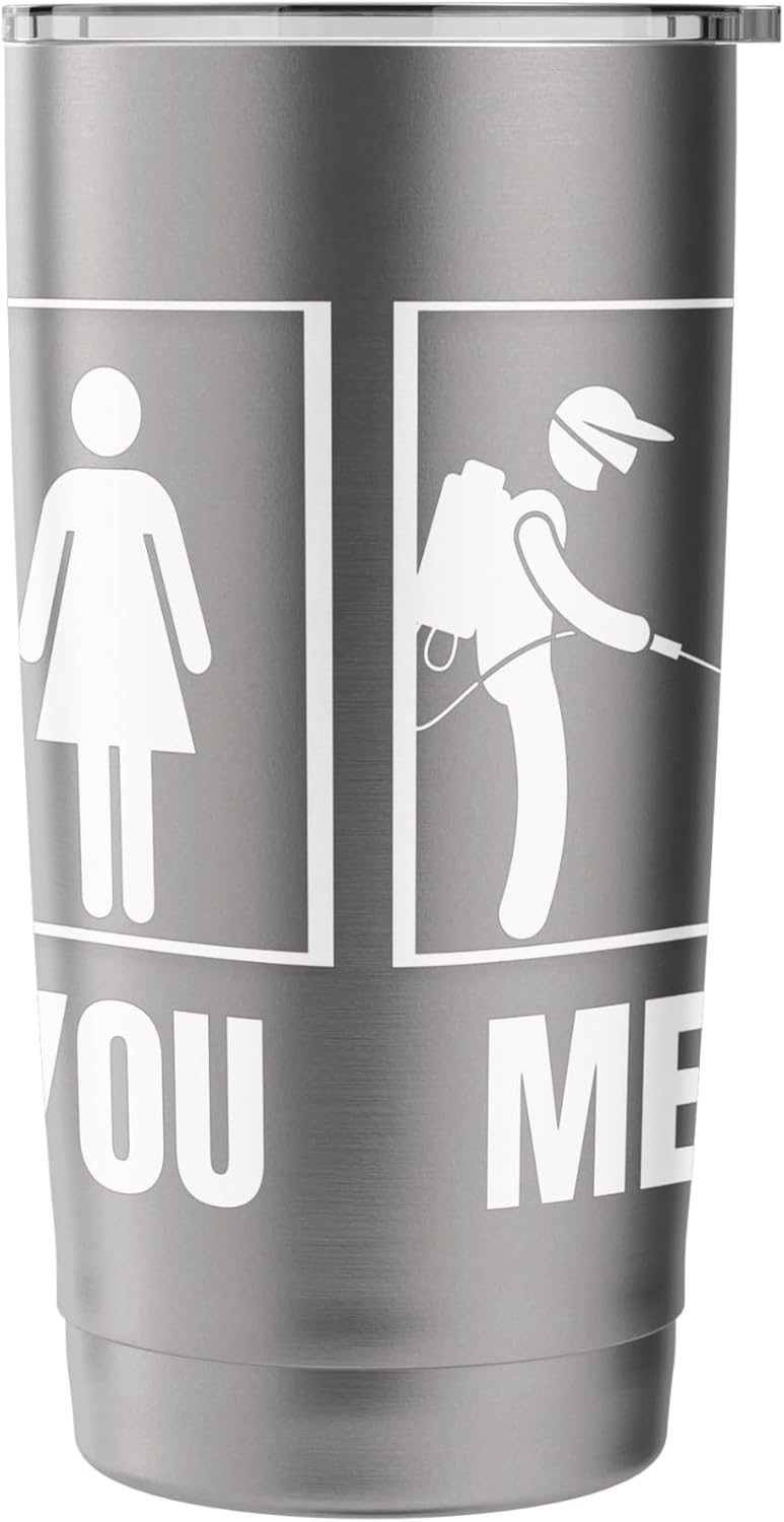 Pest Control Proud Funny Women Exterminator Stainless Steel Insulated Tumbler