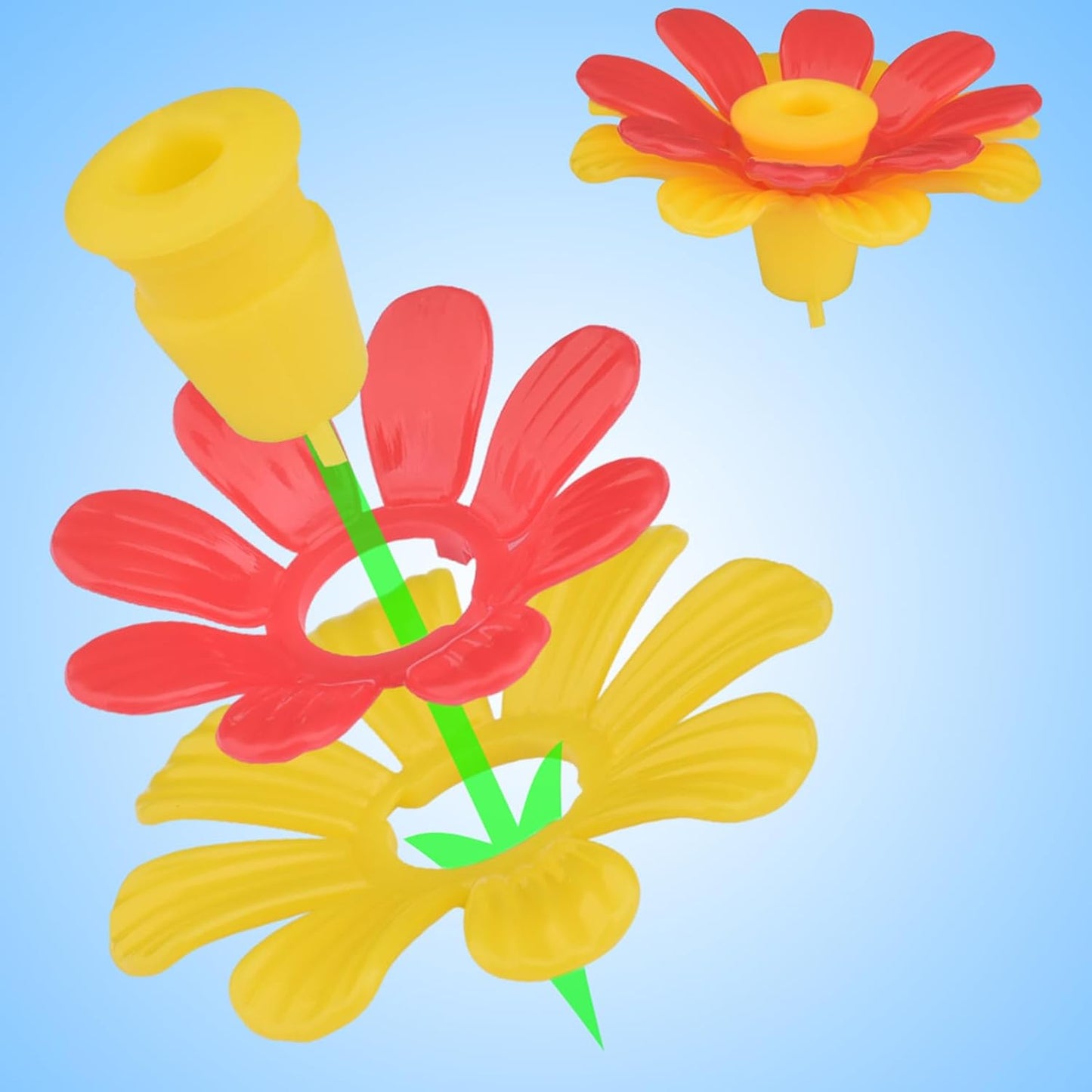 Wild Bird Feeders Flower Outlet Replacements for Hangable Bird Feeders Hummingbird Feeders Water Jar Flower Replacements