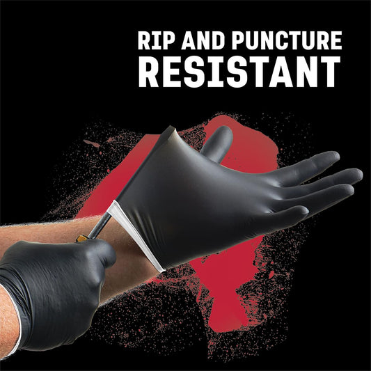 Venom Steel Industrial Nitrile Gloves, Chemical Resistant Disposable B