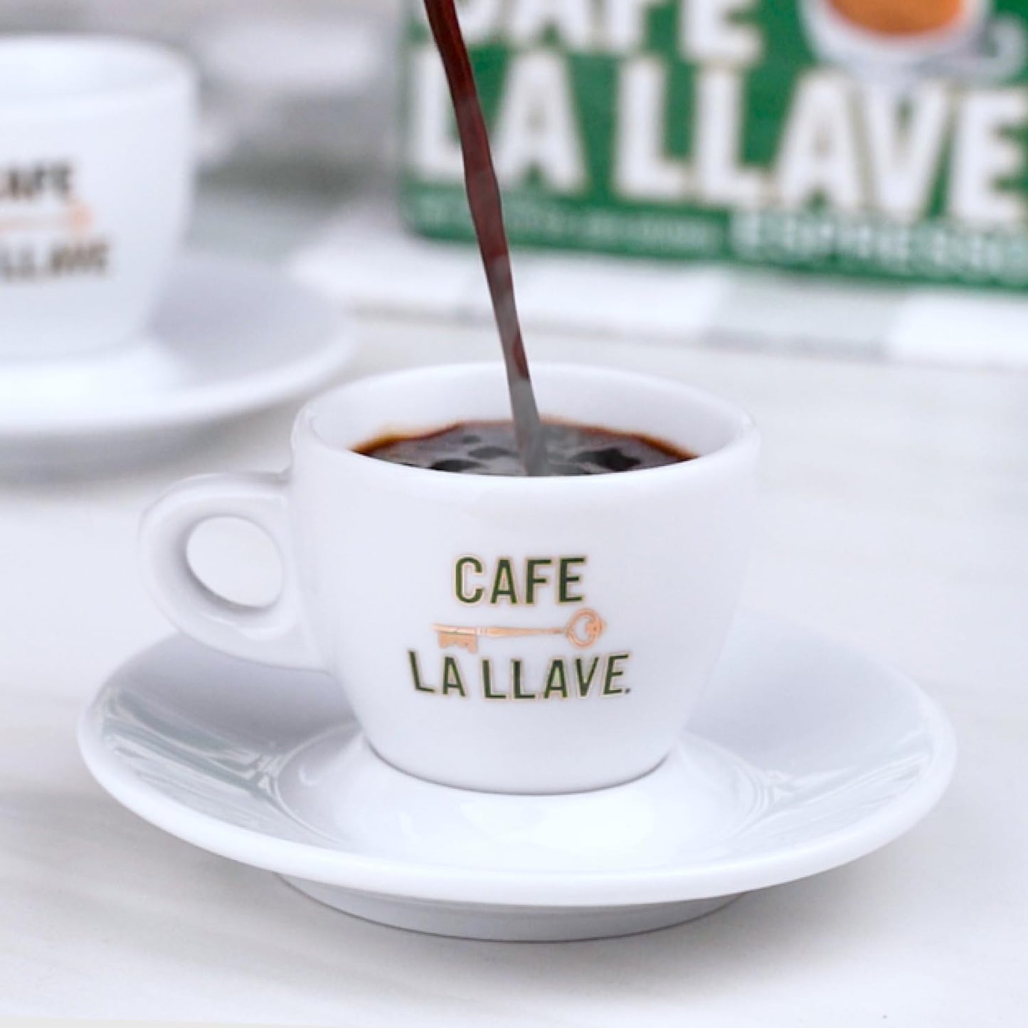 Cafe La Llave Cuban-Style Espresso Dark Roast Ground Coffee, 8-Pack, 10 oz Bricks, Includes 1 Bonus Cafe Gaviña – Rich Bold Flavor