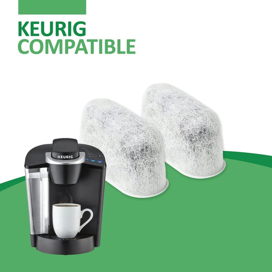 BRENSTEN Pack of 12 Replacement Charcoal Water Filters for Keurig Brewers - Keurig Compatible Water Filter Cartridges Universal Fit (NOT CUISINART) for Keurig 2.0 & 1.0 Coffee Makers