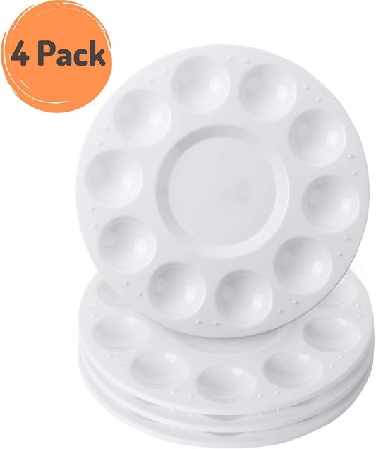 Mr. Pen- 4 Pack Paint Tray Palettes, Kids' Plastic Paint Holder, Trays