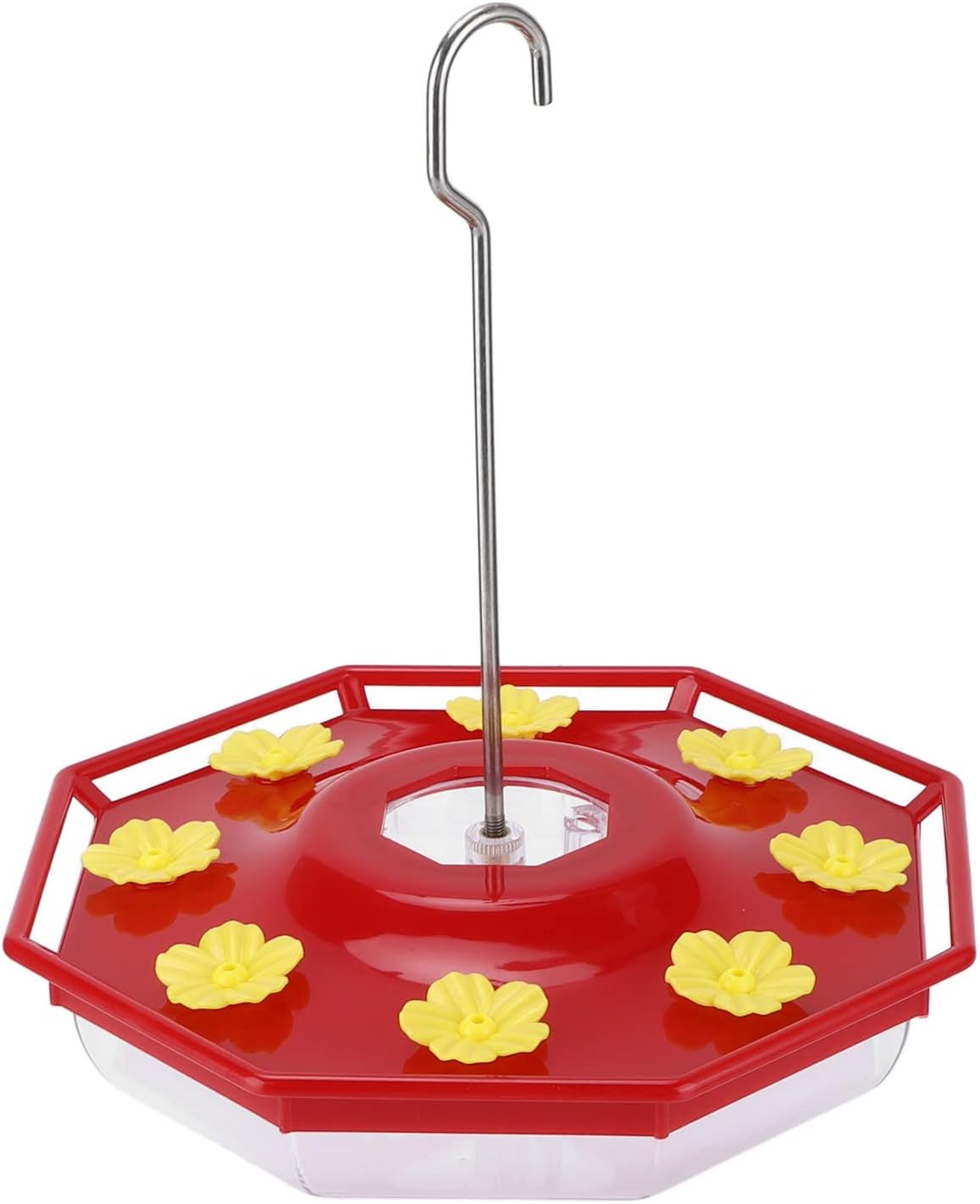 Hummingbird Feeder Leak Proof 16oz Hanging Bird Feeder Easy to Clean Attracts Hummingbirds for Outdoor Garden Decoration
