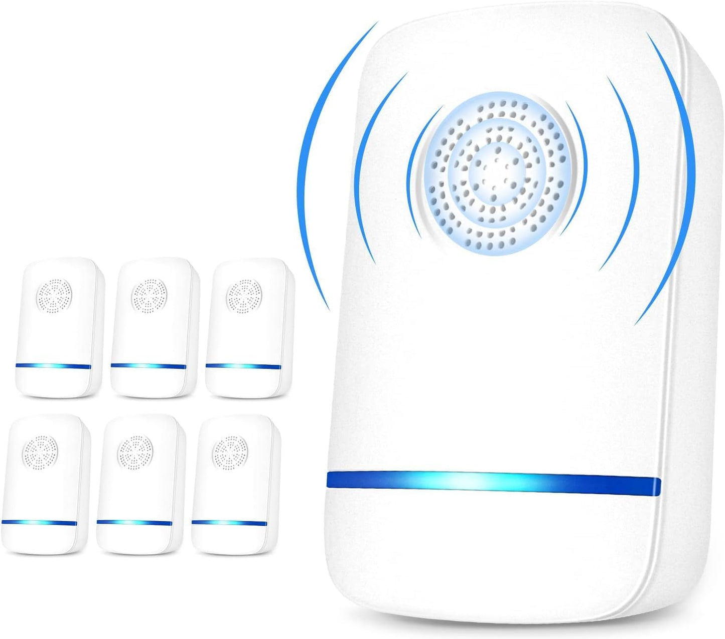 Ultrasonic Pest Repeller 6 Packs, Pest Repellent Ultrasonic Plug in In