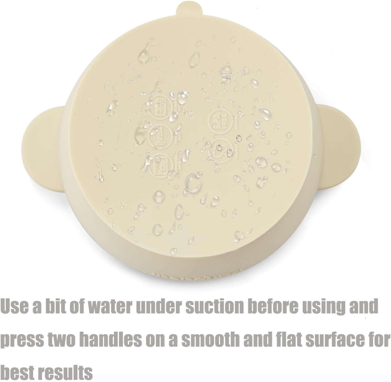 PandaEar 3 Pack Baby Bowls with Suction| Stay Put Silicone Food Bowl f