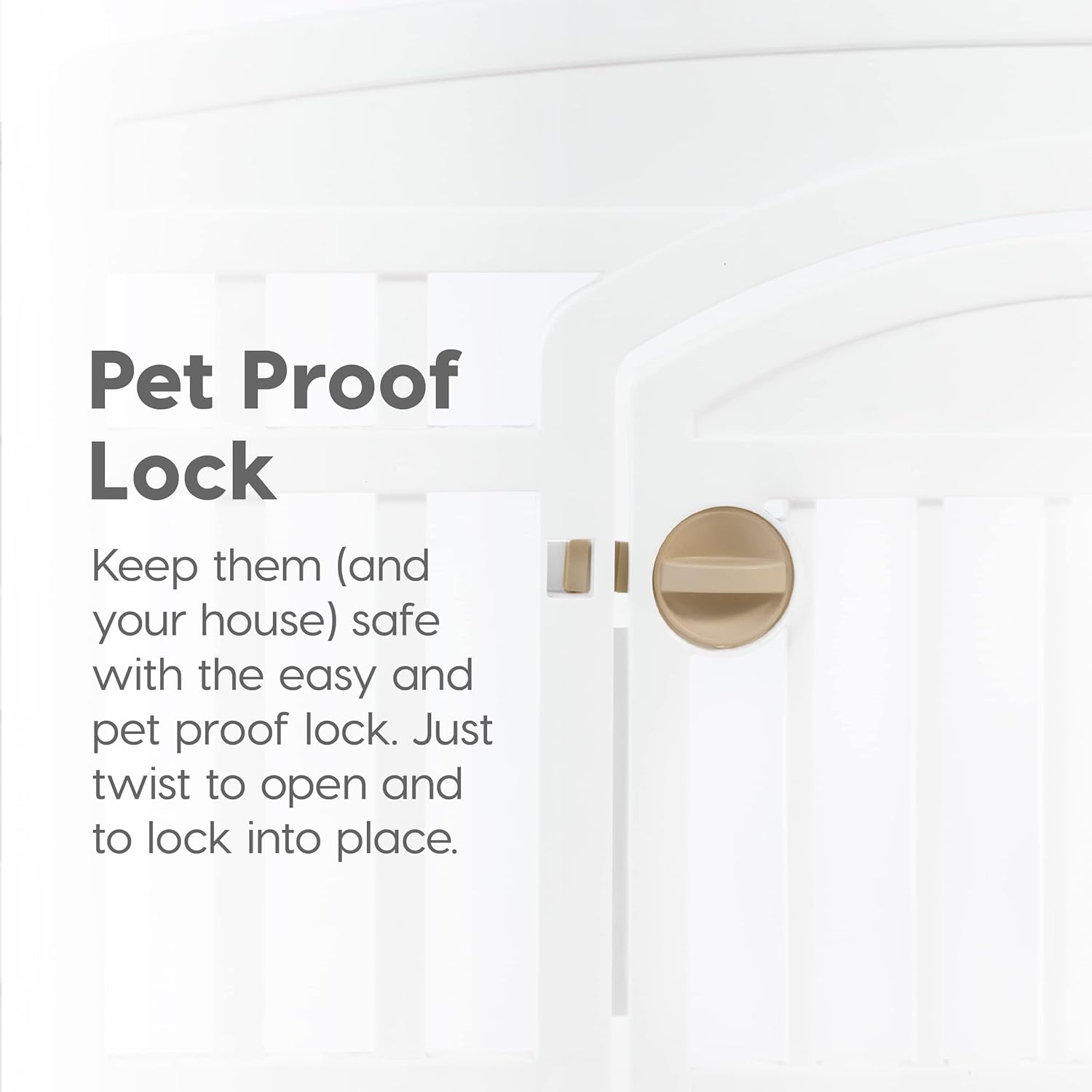 IRIS USA 24" Dog Playpen 4-Panel Pet Exercise Pen with Door Gate 35 x 