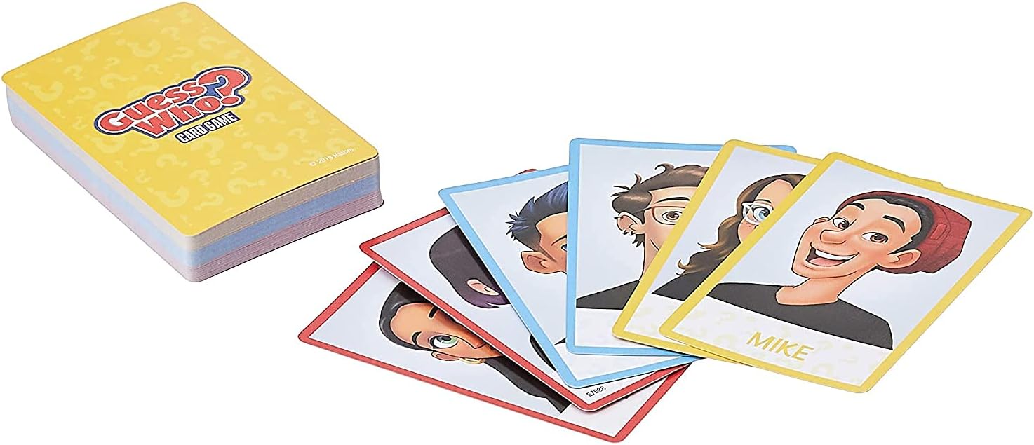 Hasbro Gaming Guess Who? Card Game for Kids, 2 Player Guessing Game, F