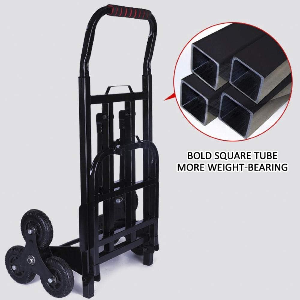 Steel Foldable Folding Trolley with Anti Puncture Solid Wheel and 150 