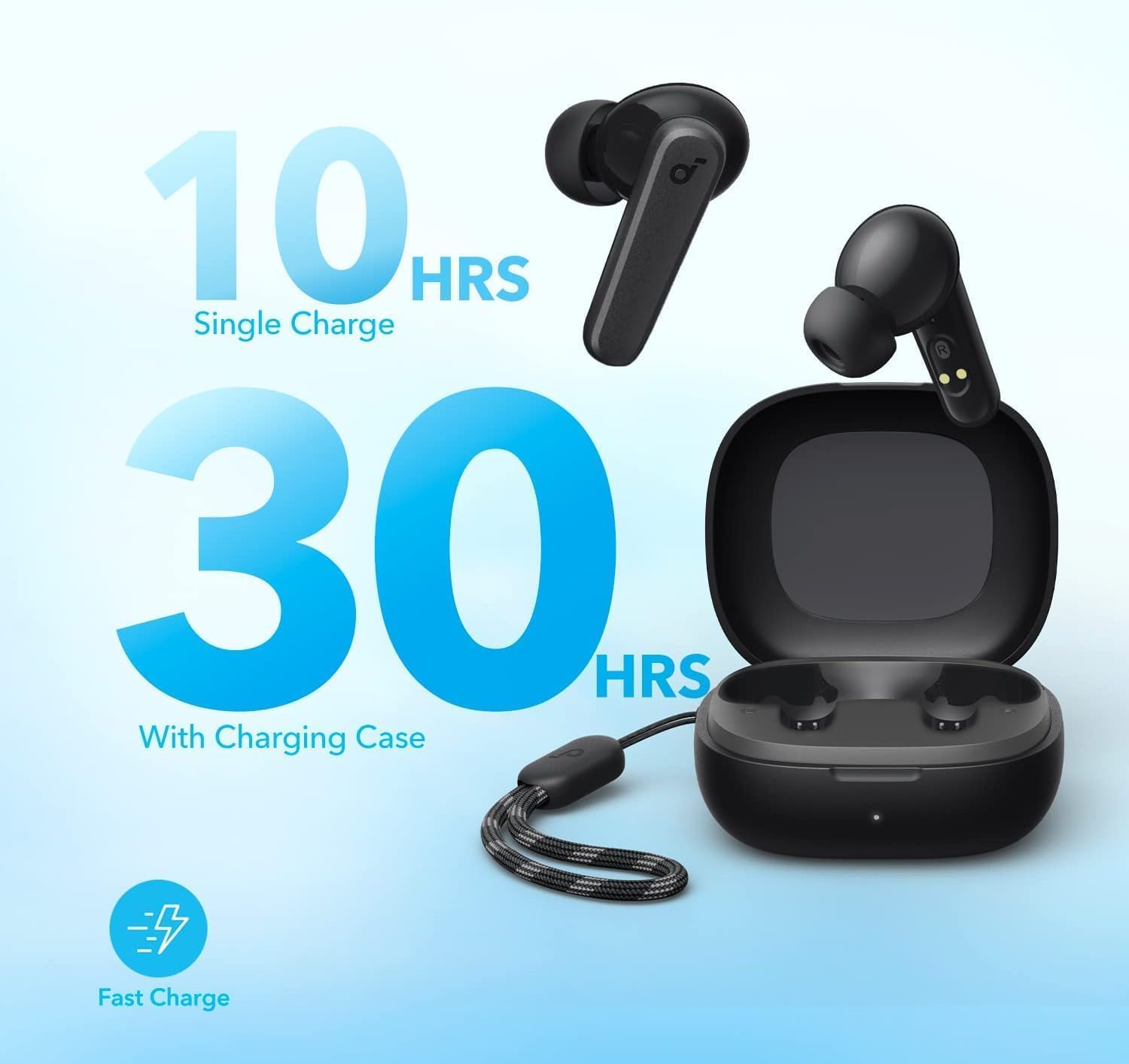 Soundcore by Anker P20i True Wireless Earbuds, 10mm Drivers with Big B