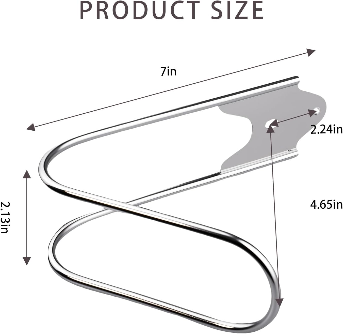 Heran Garden Hose Holder Wall Mount, Stainless Steel Hose Hanger for W