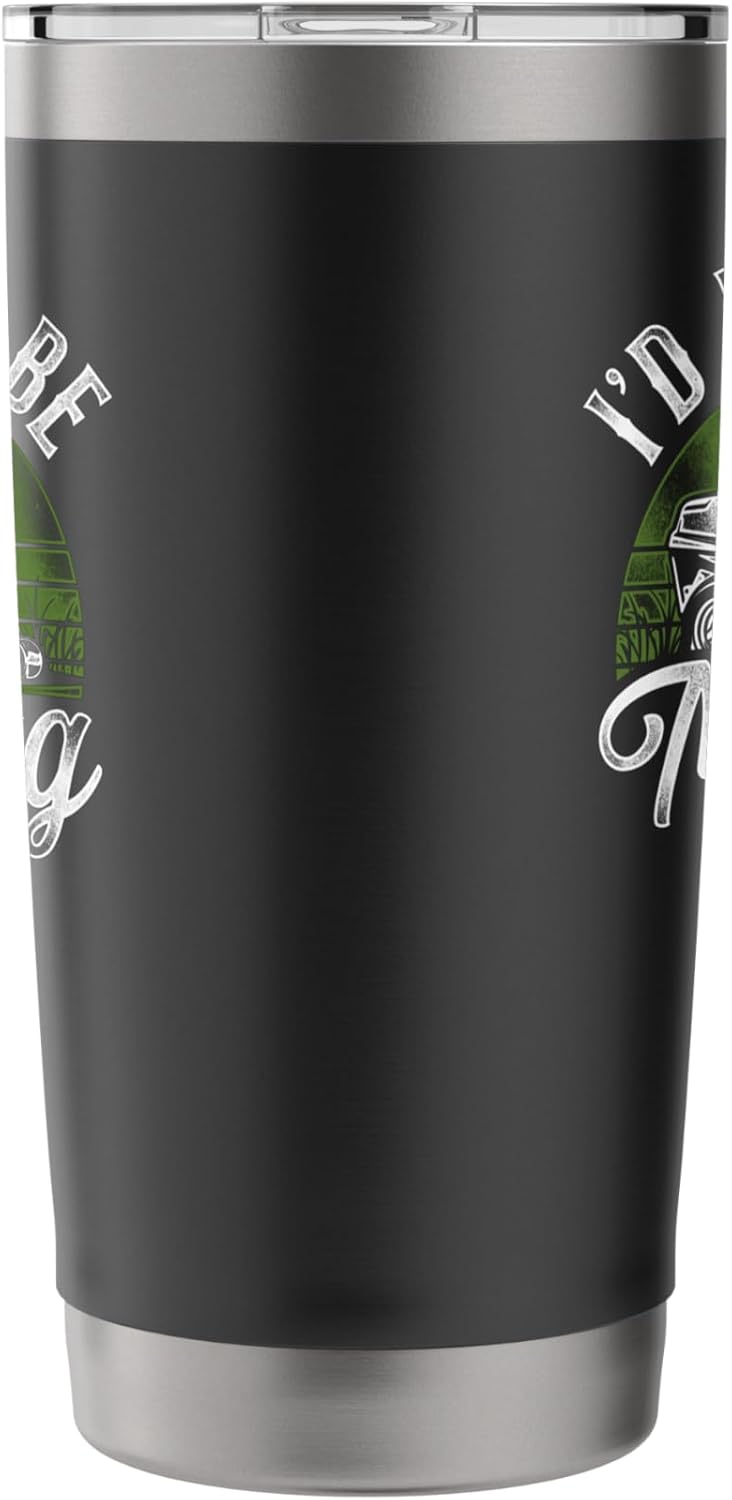 Lawn Mower Mowing Dad Father Landscaper Vintage Tractor I'D Stainless Steel Insulated Tumbler