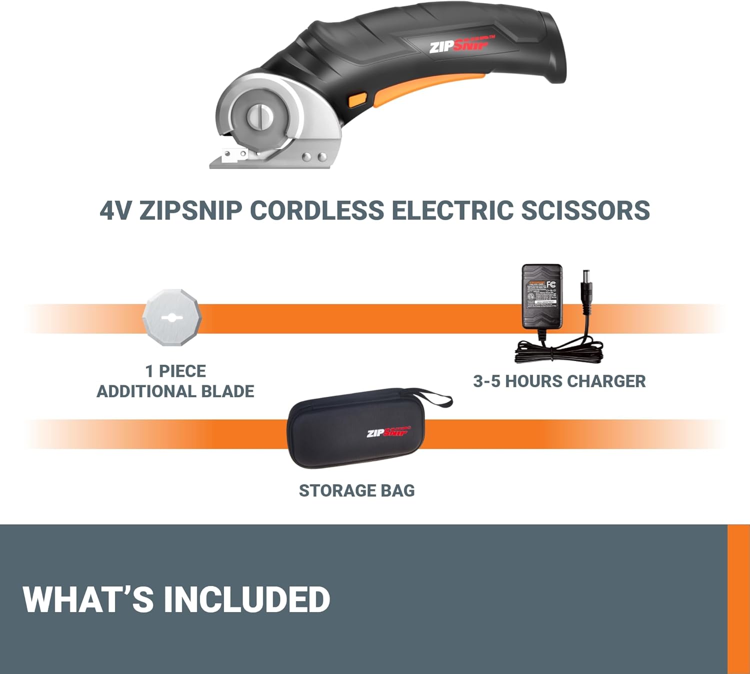 Worx Zipsnip Cordless Electric Scissors, Rechargeable Cardboard Box Cu