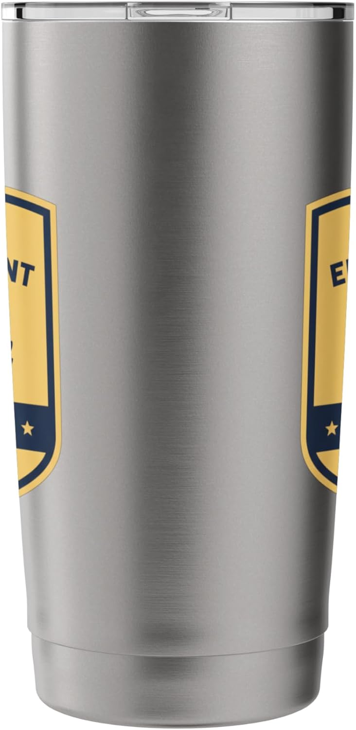Lawn Enforcement Officer Funny Gardening Badge Lawn Care Mow Stainless Steel Insulated Tumbler